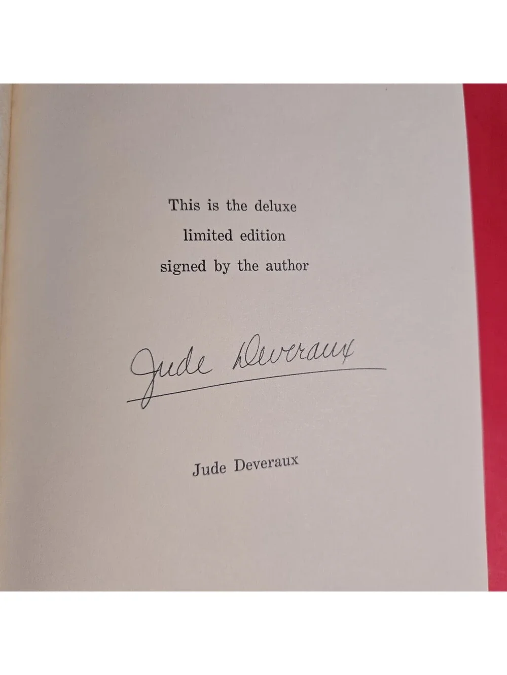 Velvet Angel by Jude Deveraux Signed Limited Edition Pink Velvet Slip Case 1983